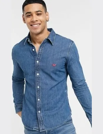 levi's tailored fit denim shirt