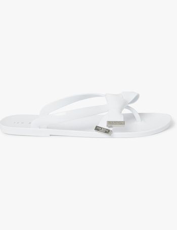 Ted baker luzzi bow best sale flip flops