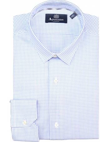 Shop Men s Aquascutum Check Shirts up to 75 Off DealDoodle