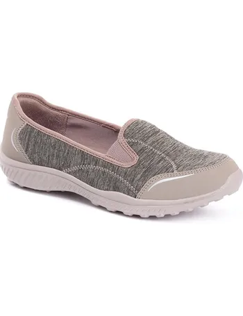 pavers ladies slip on trainers