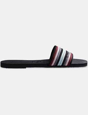 Havaianas Brasil sliders in black