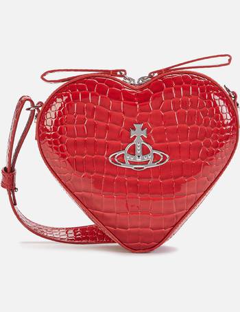 Vivienne Westwood Ella Heart Cross Body Bag in Black