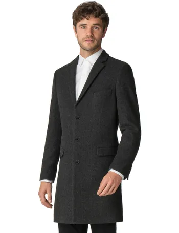 racing green charcoal overcoat