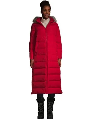 women's hooded expedition maxi long down coat