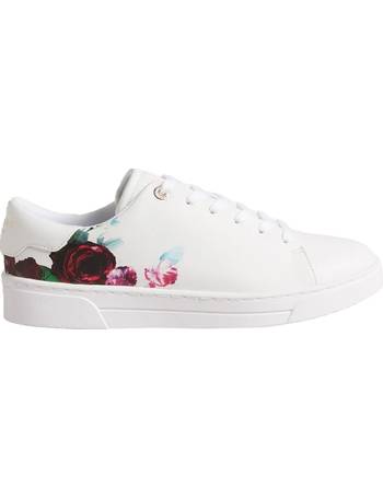 Ted baker trainers on sale white and rose gold