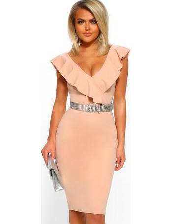 pink boutique midi dresses