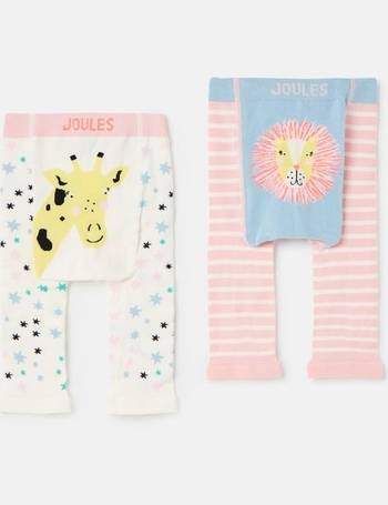 Joules Lively White Character Leggings 2 Pack