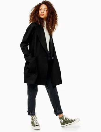 black coat petite