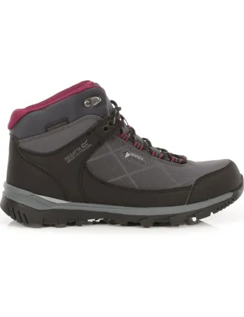 women's highton stretch waterproof walking boots briar purple