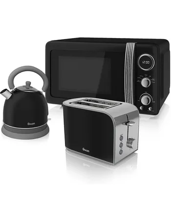 Swan SM22080CN Retro Digital Combi Microwave with Oven and Grill, 25 Litre,  900 W, Cream [