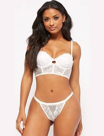 Scalloped Lace G-String Thong