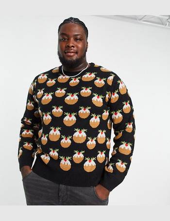 Christmas pudding jumper clearance mens