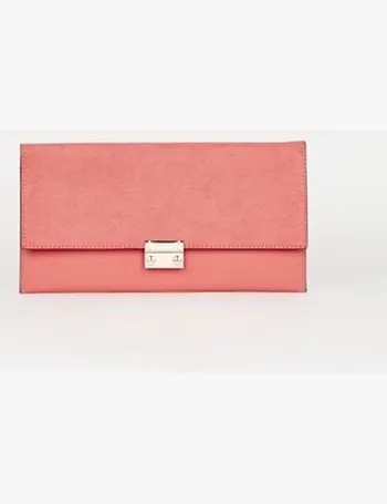 red clutch bag new look