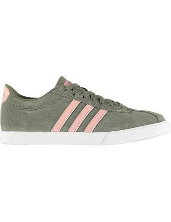 adidas courtset womens tennis shoes khaki