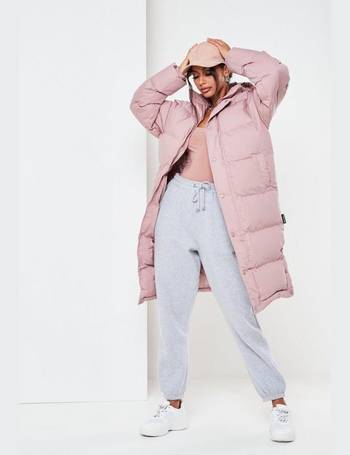 sage longline padded oversized puffer coat