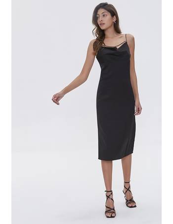 Shop Forever 21 Women's Black Satin Dresses up to 70% Off