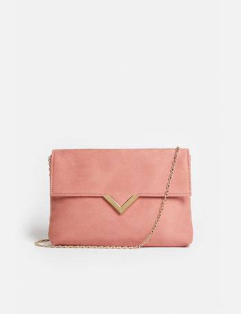 coast pink clutch bag