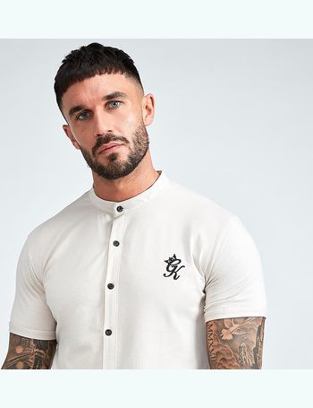 gym king grandad collar shirt