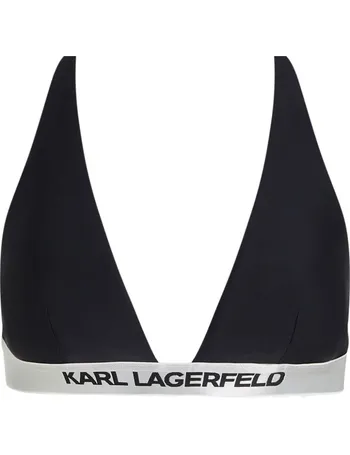 Karl Lagerfeld Logo Peephole Bra - Farfetch