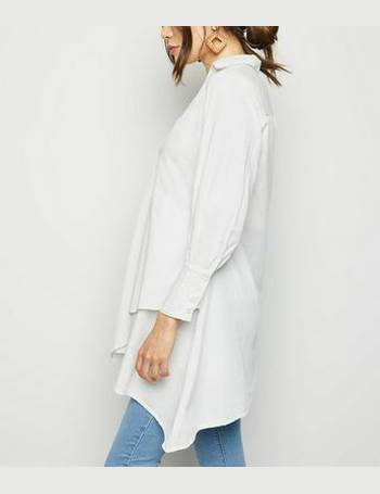 Asymmetric longline shirt