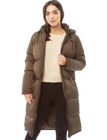 Brave soul ramblin clearance padded coat in velvet