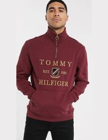 tommy hilfiger structured zip jumper