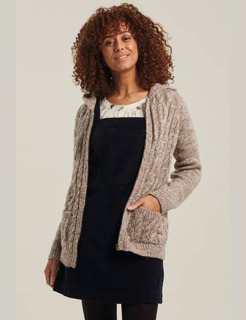 fat face alicia hoody cardigan