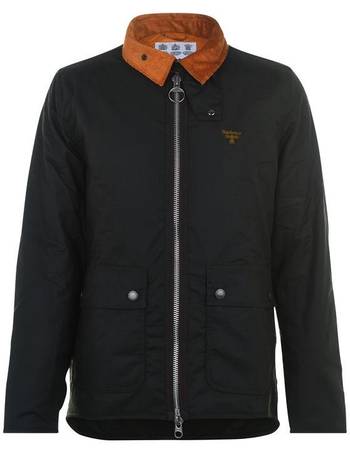 Barbour beacon trinder discount wax jacket in navy