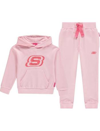 Skechers hoodie outlet kids pink