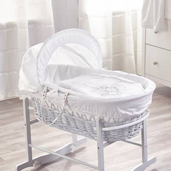 4baby wicker best sale moses basket