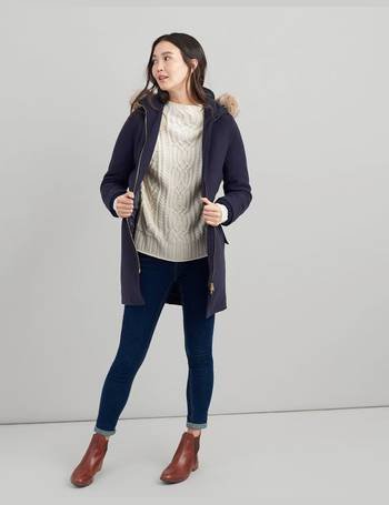 Shop Joules Parka With Fur Hood for Women up to 65 Off DealDoodle