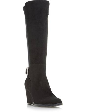 Dune hotsell wedge boots