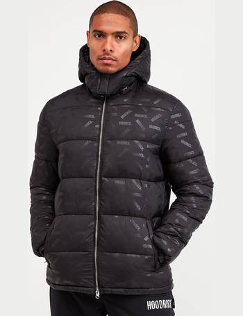 hoodrich longline puffer jacket