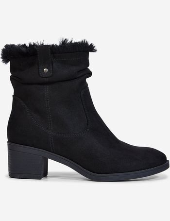 dorothy perkins fur lined boots