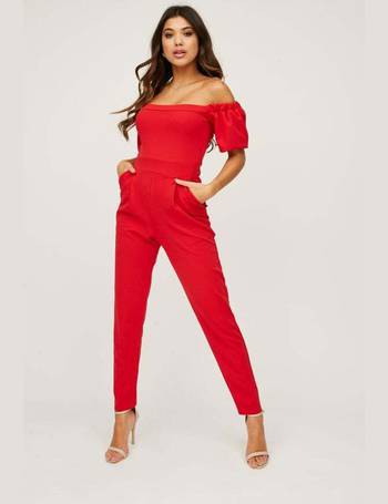 little mistress bardot jumpsuit