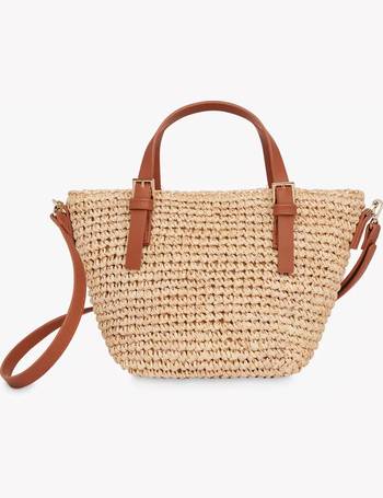 Neutral Lyon Straw Tote, WHISTLES