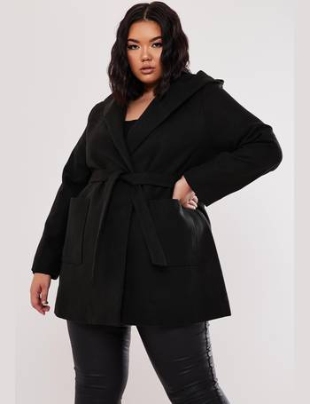 black belted formal coat