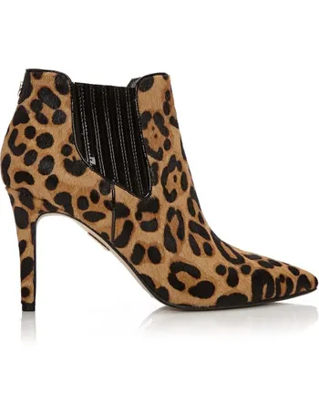 moda in pelle leopard print boots