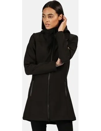 women's longline softshell jacket