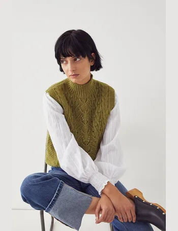 warehouse knitted vest