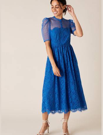 monsoon hayley button through tea dress