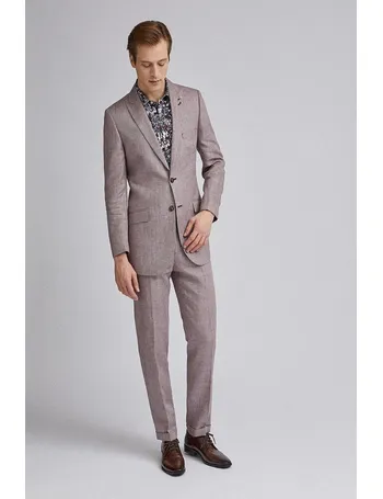 debenhams linen suit