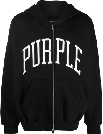 Purple Brand Logo Embellished Oversized Hoodie - Farfetch