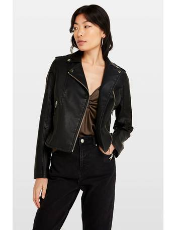 Shop Miss Selfridge Women s Black Biker Jackets up to 80 Off