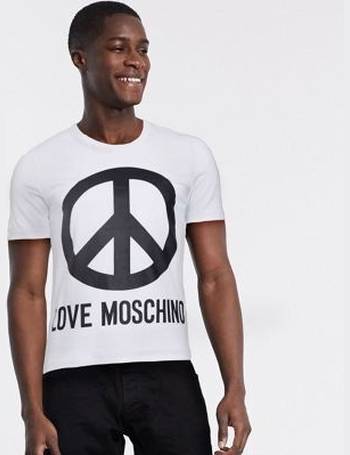 Love Moschino box logo t-shirt in black
