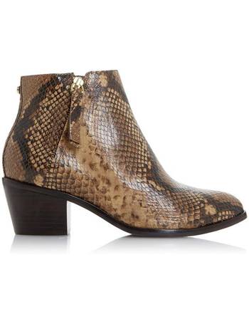 dune snake skin boots