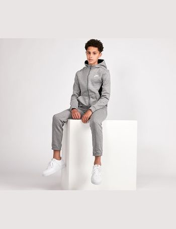 nike junior fleece tracksuit