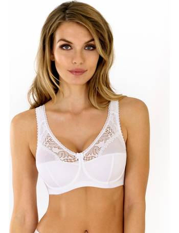 Buy Debenhams Gwen Cotton Non Wire Bra In White