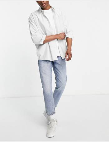 DTT rigid baggy fit jeans in light blue, ASOS