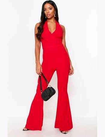 boohoo tailored wide leg jumpsuit